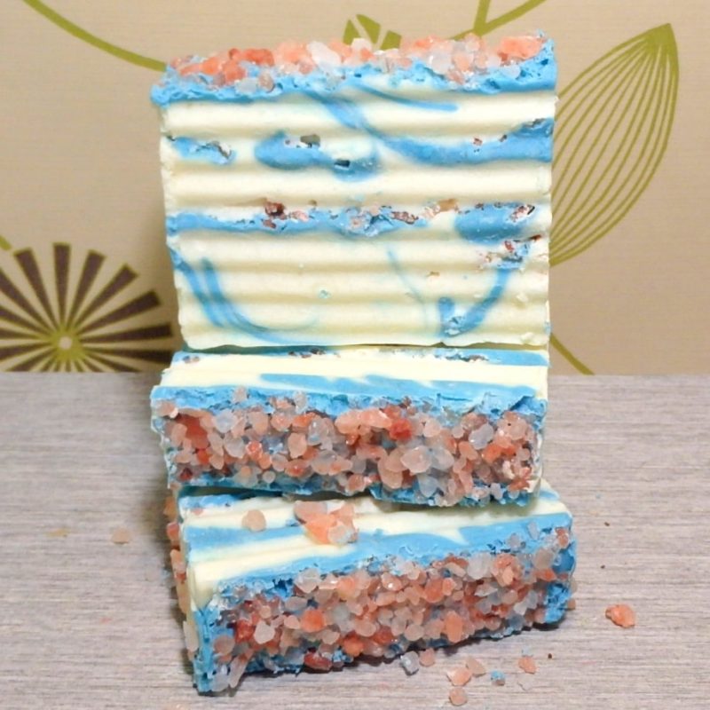 Ocean Breeze Soap with Himalayan Rock Salt in soap