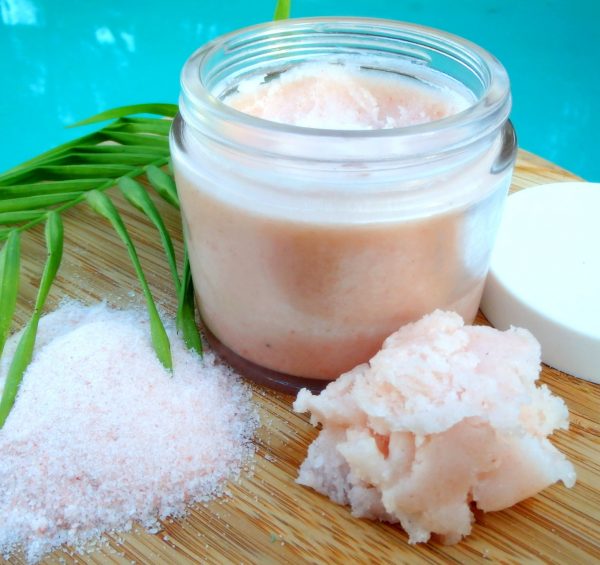 Island Coconut Pink Salt Scrub Kit