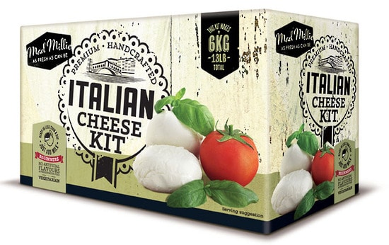 Fresh Italian Cheese Kit box