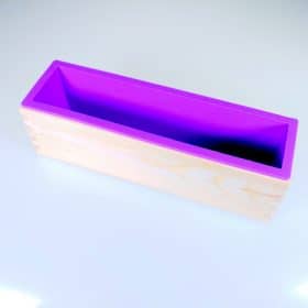 Wooden Soap Mould with Silicone Lining 900g
