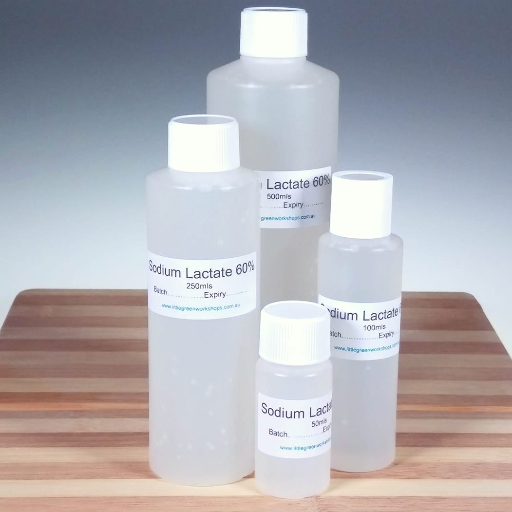 Sodium Lactate 60% Solution - Little Green Workshops