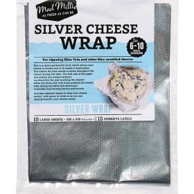 Silver Wrap 10 Pack for Mould Ripened Cheese
