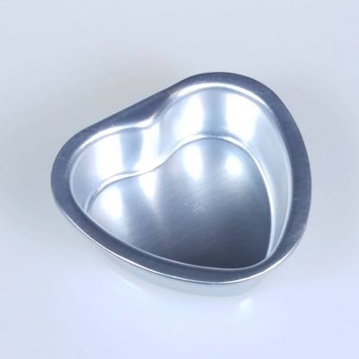 Aluminum Heart bath Bomb mould