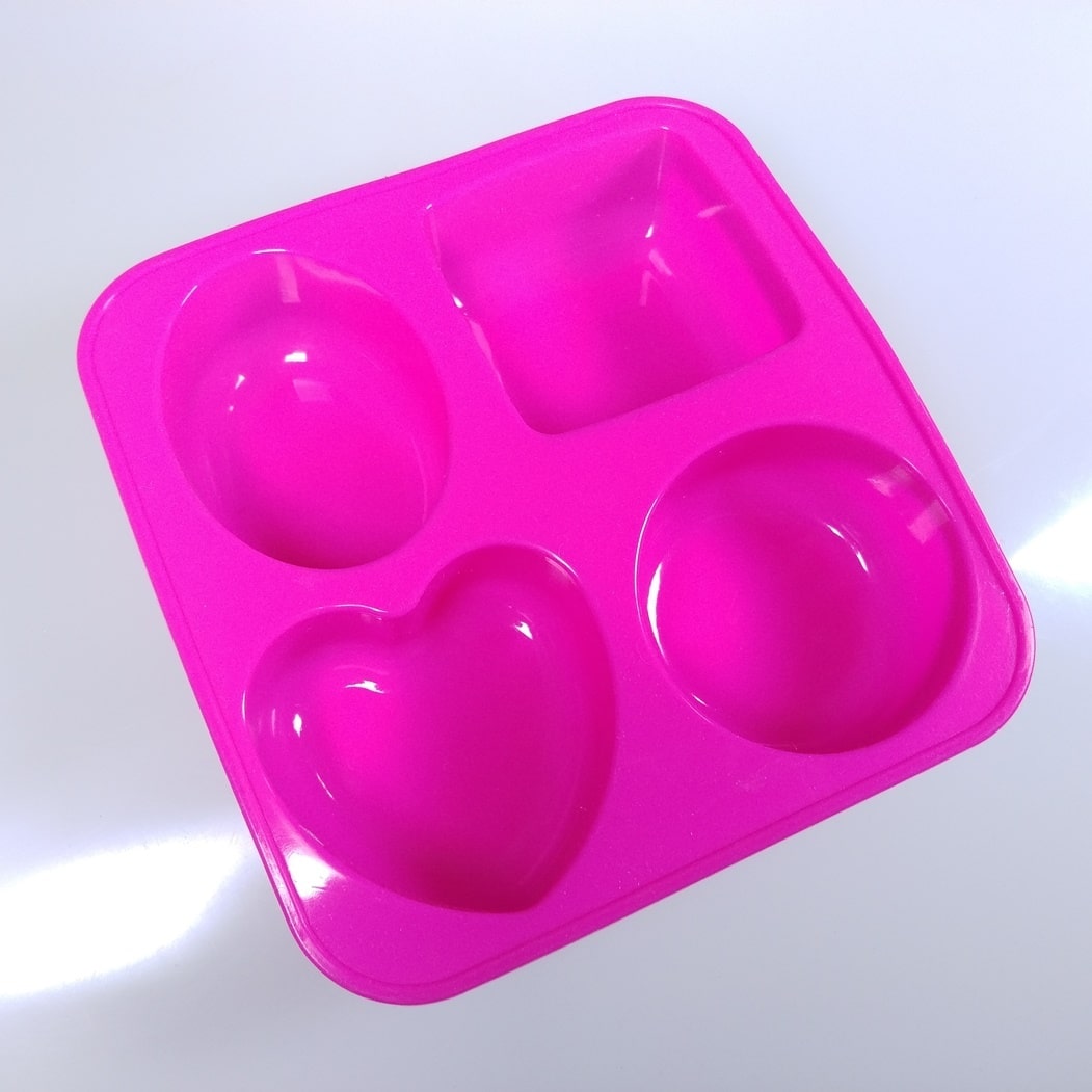 Multi Shapes Silicone Mould - 4 Cavity - Little Green Workshops