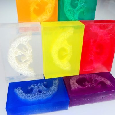 loofah slice soaps