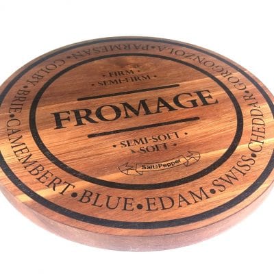 Salt&Pepper FROMAGE 28cm Round Cheese Board close up