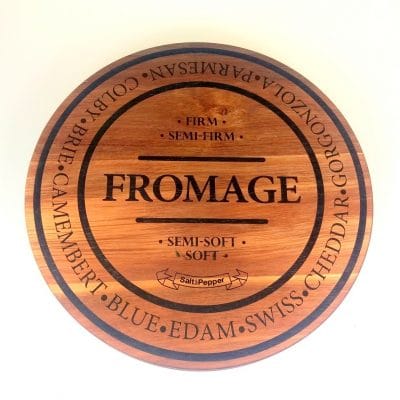 Salt & Pepper FROMAGE 28cm Round Cheese Board front shot