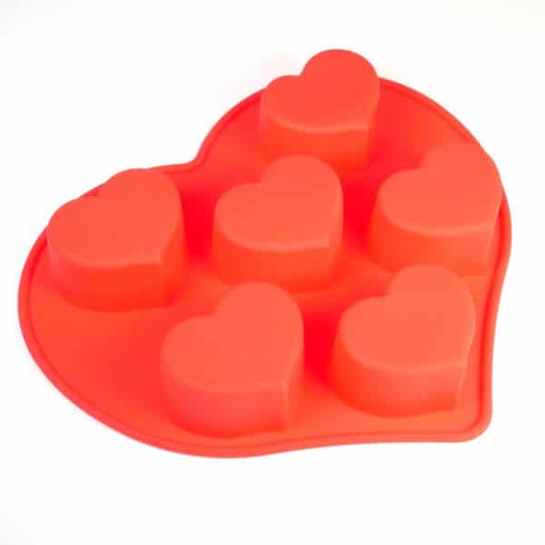 Curvy Heart Silicone Mould