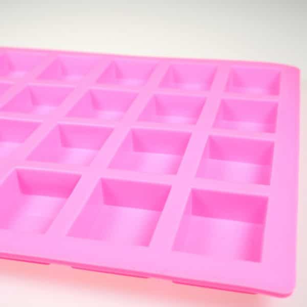 Rectangle 24 Cavity Silicone Mould Close up