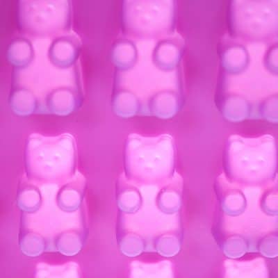 Gummy Bear Silicone Mould Close Up