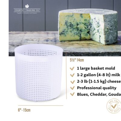 Medium-Large Cheese Basket dimensions
