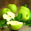 Fresh Mint and Apples