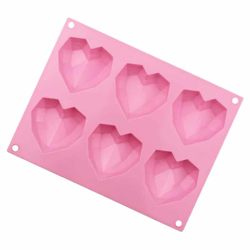 3D Round & Square 6-Cavity Silicone Soap Mold Making Cake mold lotion bars  Mold Chocolate Mold soap form