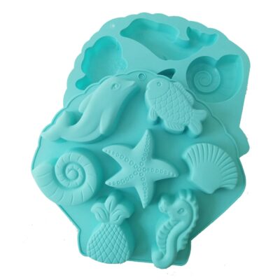 Marine Life Silicone Mould both sides