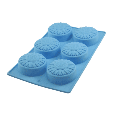 Sunflower Silicone mould 6 Cavity