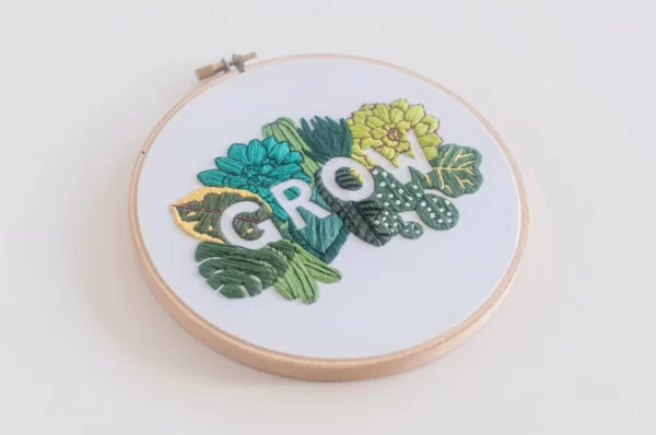 Grow Embroidery Kit Gallery Photo