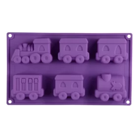 Train Engine and Carriages Silicone Mould