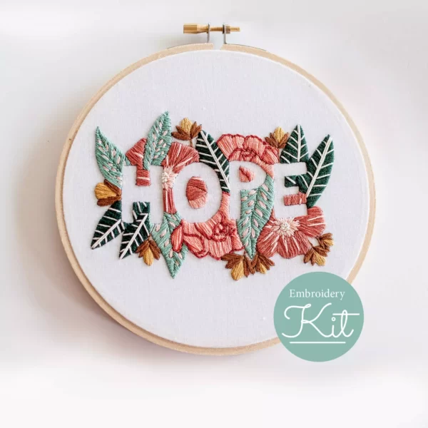 HOPE Embroidery Kit Main Photo