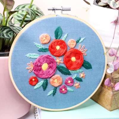 Craft Make Do Rose Garden Embroidery Kit