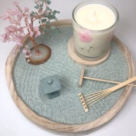Zen Garden Decor Candle Kit - Sand