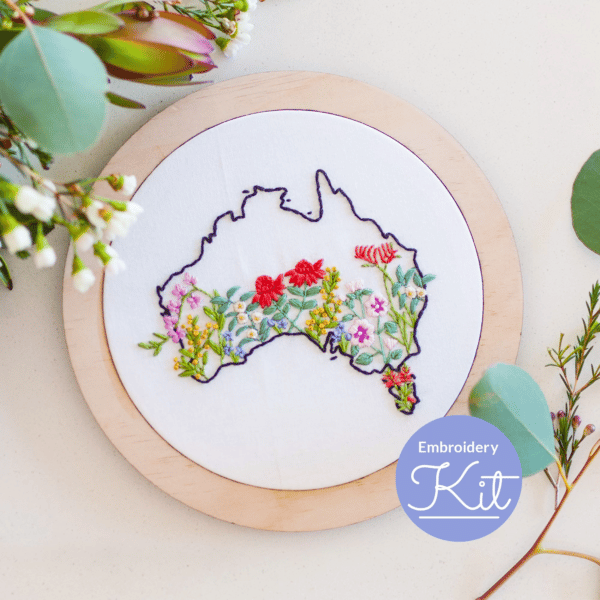 Australia Native Flowers Embroidery Kit