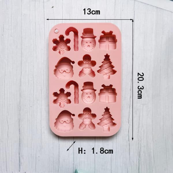 Christmas Minis Silicone Mould 2