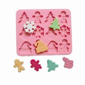 Christmas Multi Shapes Silicone Mould