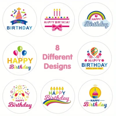 Happy Birthday Celebration Stickers1